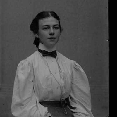 Negative, glass plate