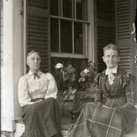 Negative, glass plate