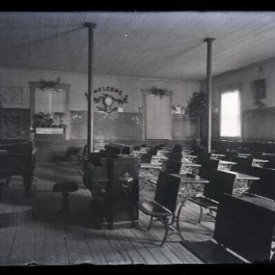 Negative, glass plate