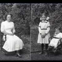 Negative, glass plate