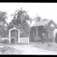 Negative, glass plate