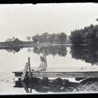 Negative, glass plate