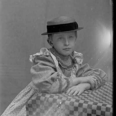 Negative, glass plate