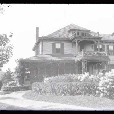 Negative, glass plate