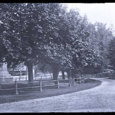 Negative, glass plate