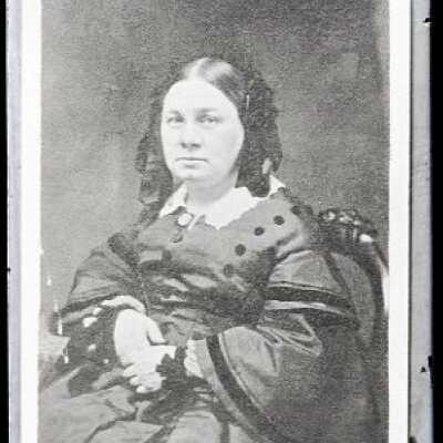 Negative, glass plate