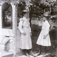 Negative, glass plate