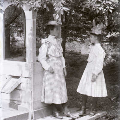 Negative, glass plate