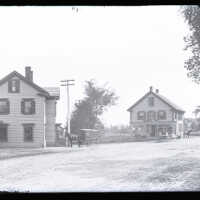 Negative, glass plate
