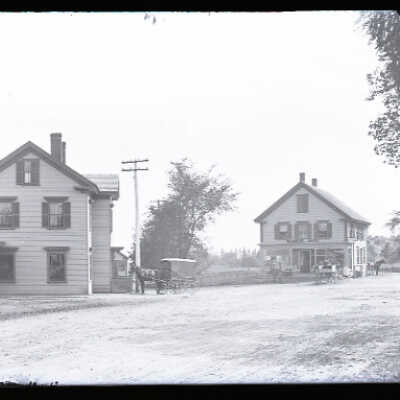 Negative, glass plate