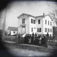 Negative, glass plate