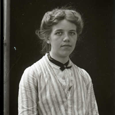 Negative, glass plate