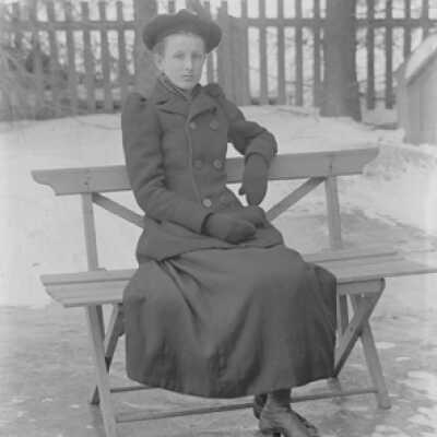 Negative, glass plate