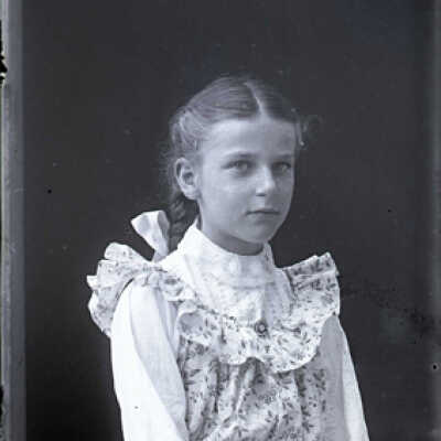 Negative, glass plate