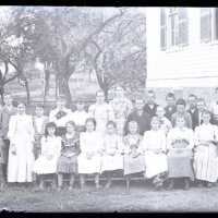 Negative, glass plate