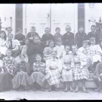 Negative, glass plate