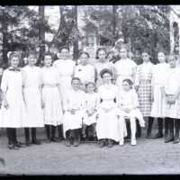 Negative, glass plate
