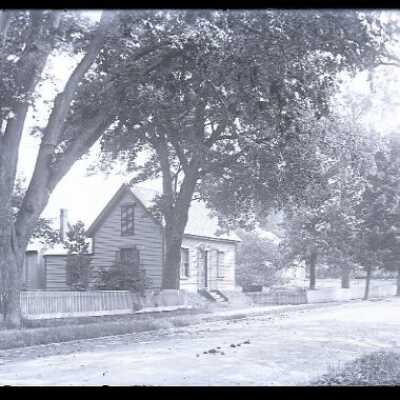 Negative, glass plate