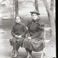 Negative, glass plate