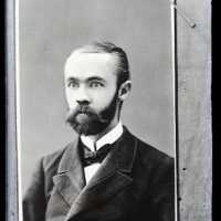 Negative, glass plate
