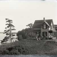 Negative, glass plate