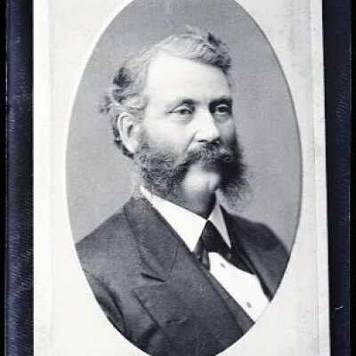 Negative, glass plate
