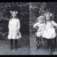 Negative, glass plate