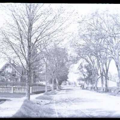 Negative, glass plate
