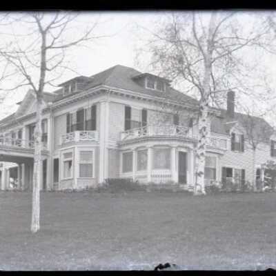 Negative, glass plate
