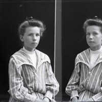 Negative, glass plate
