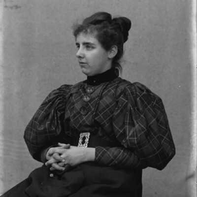 Negative, glass plate