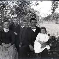 Negative, glass plate