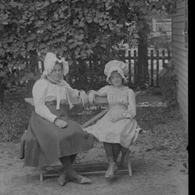 Negative, glass plate