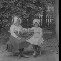 Negative, glass plate