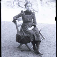Negative, glass plate