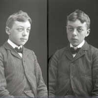 Negative, glass plate