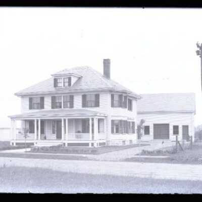Negative, glass plate