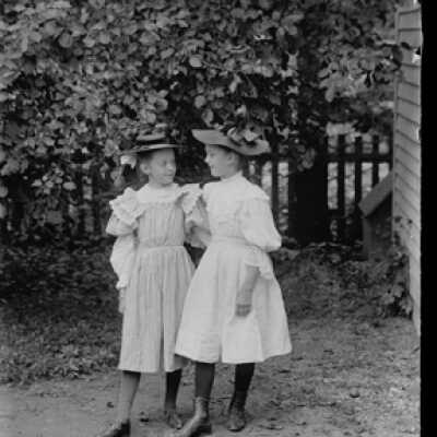 Negative, glass plate