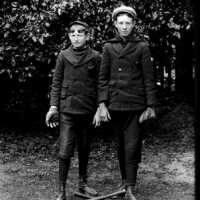 Negative, glass plate