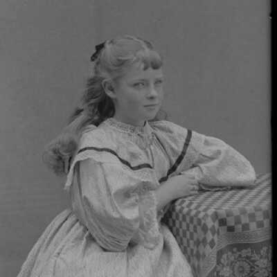 Negative, glass plate