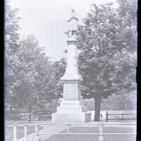 Negative, glass plate