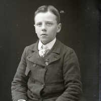Negative, glass plate