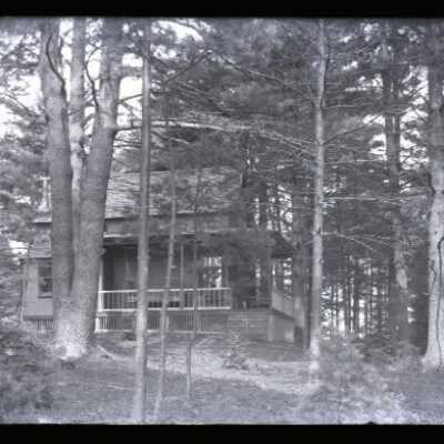 Negative, glass plate