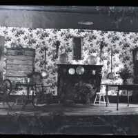Negative, glass plate
