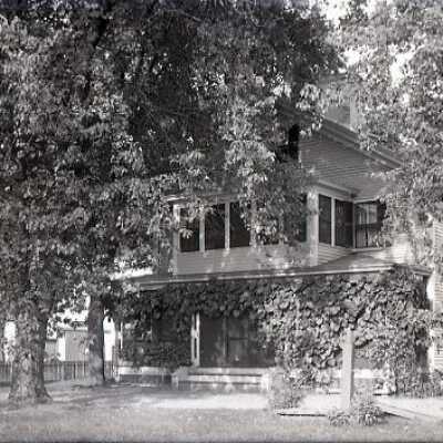 Negative, glass plate