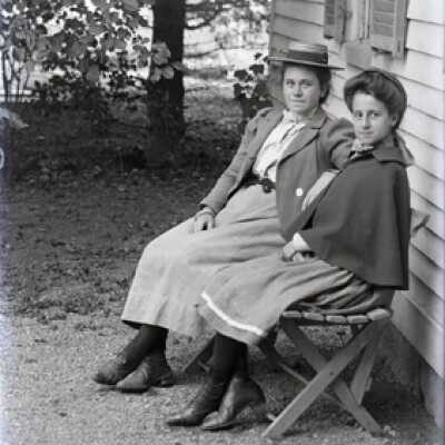 Negative, glass plate