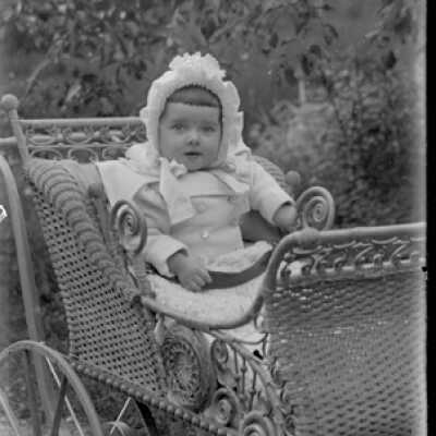 Negative, glass plate