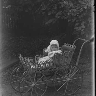 Negative, glass plate