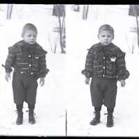 Negative, glass plate
