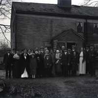 Negative, glass plate